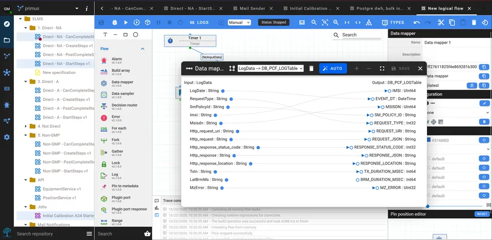 Visual data mapper